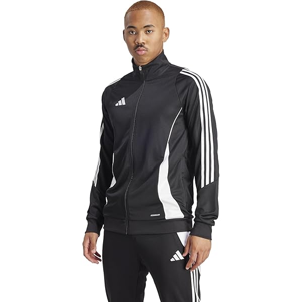 adidas Originals Men's Chile 20 Sport Track Jacket, Black